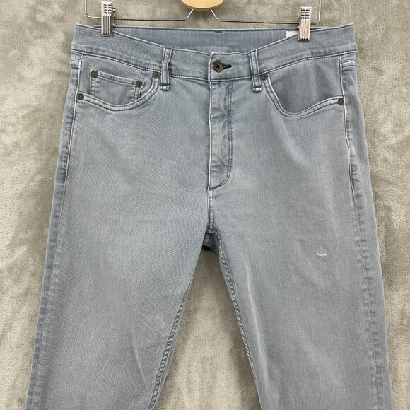 Rag & Bone Men's 33x32 Fit 2 Slim Aero Stretch Jean French Blue Light Wash Denim - Picture 3 of 15